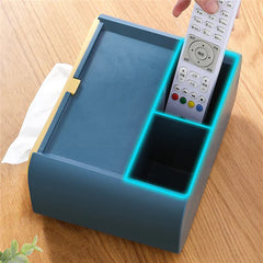 Creative Tissue Box and Remote Control Organizer