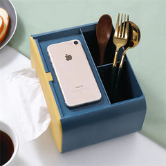 Creative Tissue Box and Remote Control Organizer